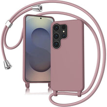 Handyhülle mit Band für Samsung S25 Ultra, Pink