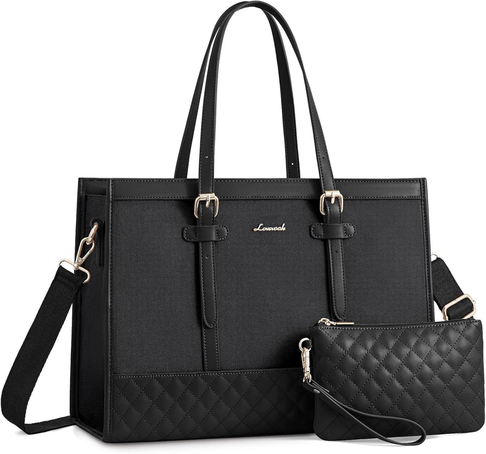 Große Laptoptasche für Damen mit Laptop- und iPad-Schutzfächern
