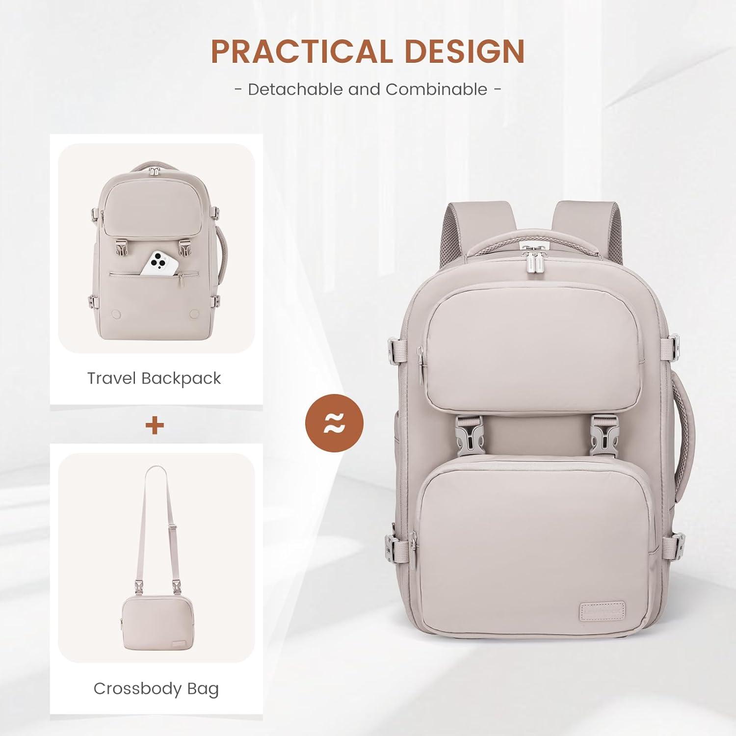 LOVEVOOK Reiserucksack Handgepäck 17.3 Zoll Laptop Damen