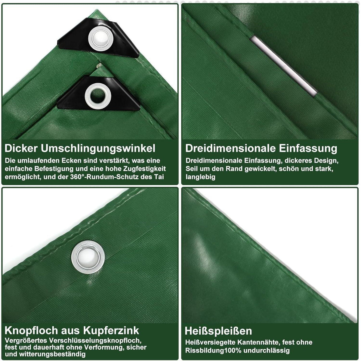 LKW Abdeckplane 3x6m | Premium PVC Plane mit Ösen – Wasserdicht & Reißfest