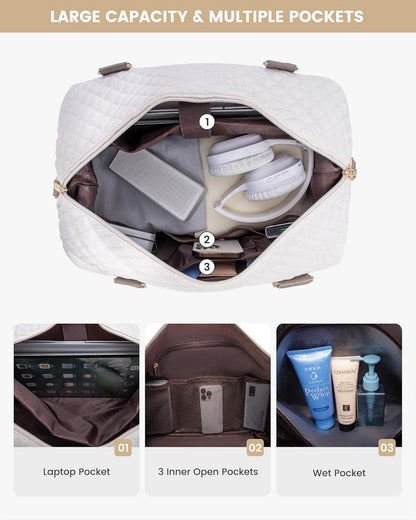 Geräumige Damen Reisetasche Sporttasche XXL für Vielseitige Verwendung