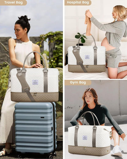 LOVEVOOK Reisetasche Sporttasche Damen Groß Handgepäck Travel Duffle XXL