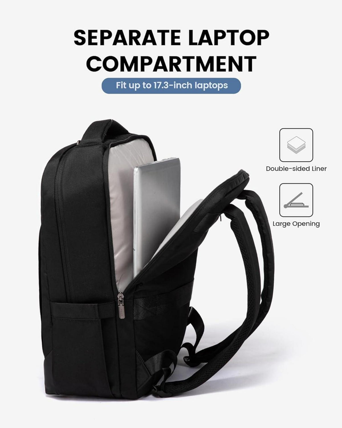 Großer Business Rucksack Herren 17 Zoll Laptop Wasserdicht