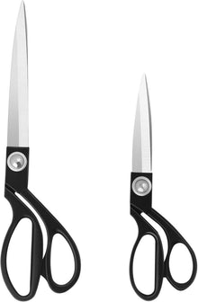 Professionelle Edelstahl Nähschere für Stoff Leder 20 cm+26 cm