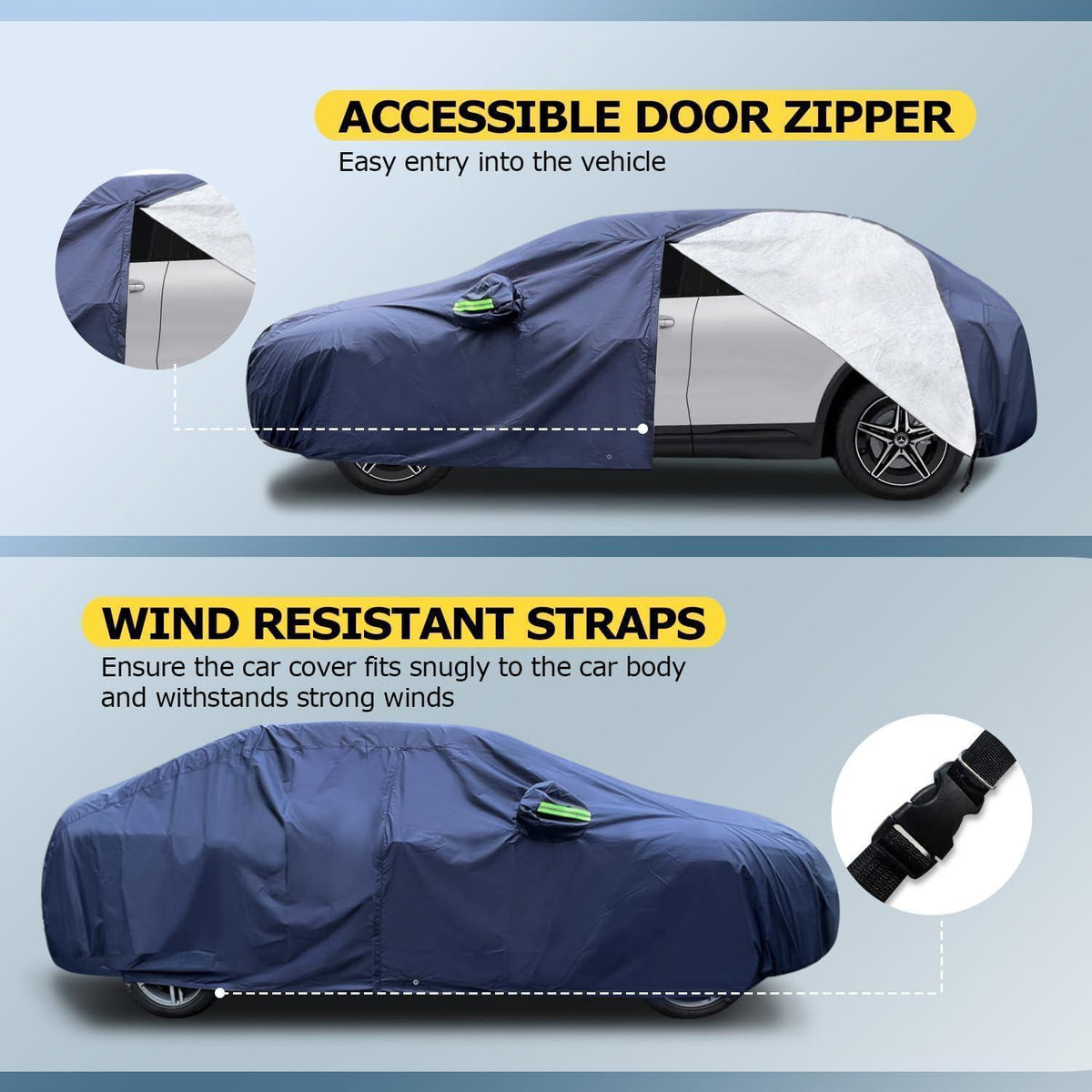 Autoabdeckplane Vollgarage für smart fortwo 2006-2022