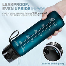 Trinkflasche 1L Sport Wasserflasche BPA-frei rutschfester