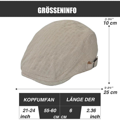 Schiebermütze Herren Sommer Dünn - Gatsby Flatcap Atmungsaktiv