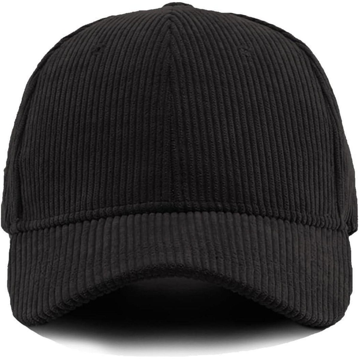 Winter Baseball Cap Herren Damen Cord Verstellbar Warm Schwarz