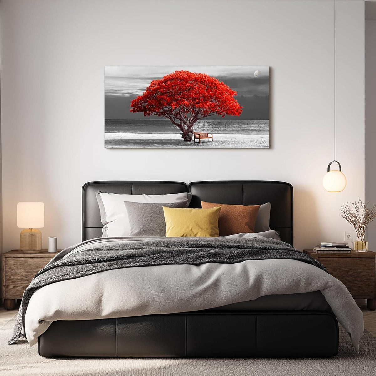 Leinwandbild Baum des Lebens XXL – Modernes Wandbild 59x119 cm