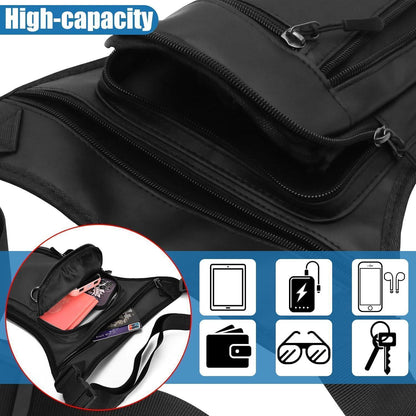 Oberschenkeltasche Hüfttasche wasserdicht Outdoor Schwarz
