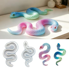 Silikonform Schlange 3D – Gießform für Epoxidharz & Co.