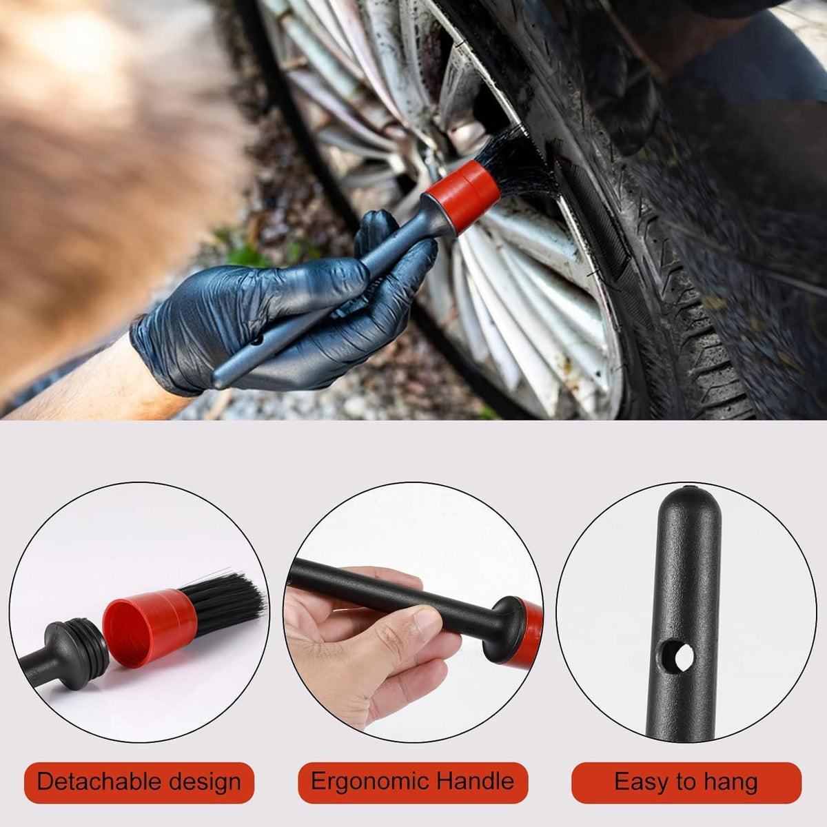 14-tlg. Auto Reinigungspinsel Set für Innen- & Außenraum