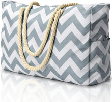 Strandtasche wasserdicht XXL Shopper Damen Reißverschluss Faltbar
