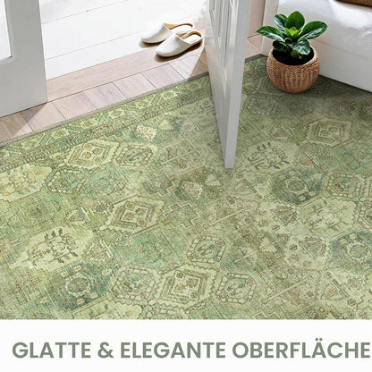 Vintage Teppich Rechteckig 150x210cm - Grasgrün