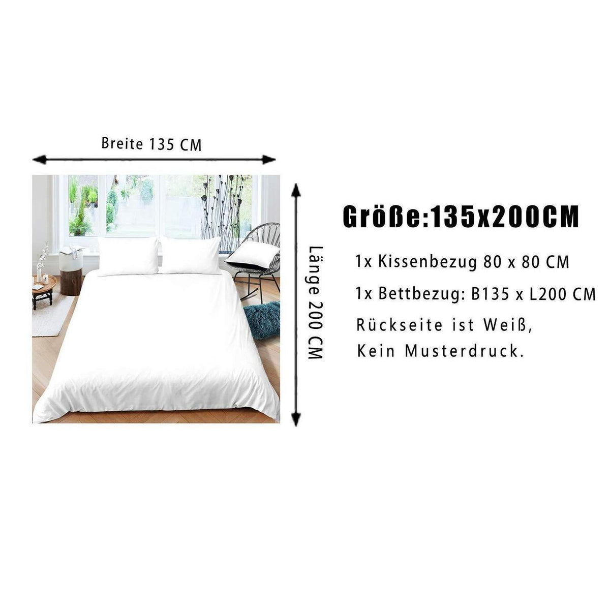 Kinder Bettwäsche Set Drache 135x200cm - Gelb Blau