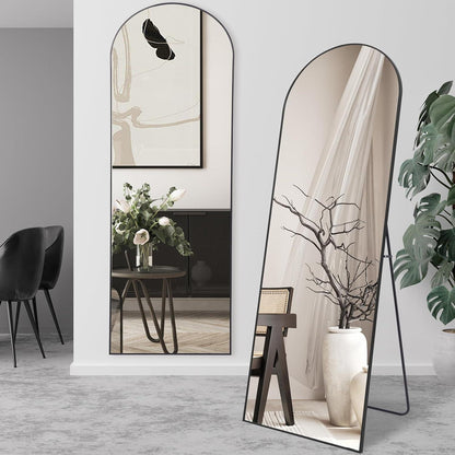 Gewölbter Ganzkörperspiegel 165x60cm – Stehspiegel für Schlafzimmer & Wohnzimmer