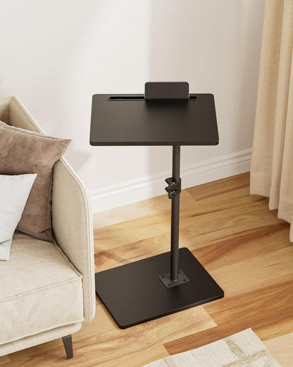 Beistelltisch C-Form Höhenverstellbar Couchtisch 360°Rotierend