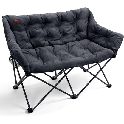 Luxus Camping Sofa für 2 Personen, 320kg belastbar, gepolstert, faltbar