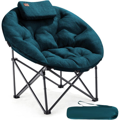 XXL Moonchair Campingstuhl faltbar, 150kg belastbar, grün