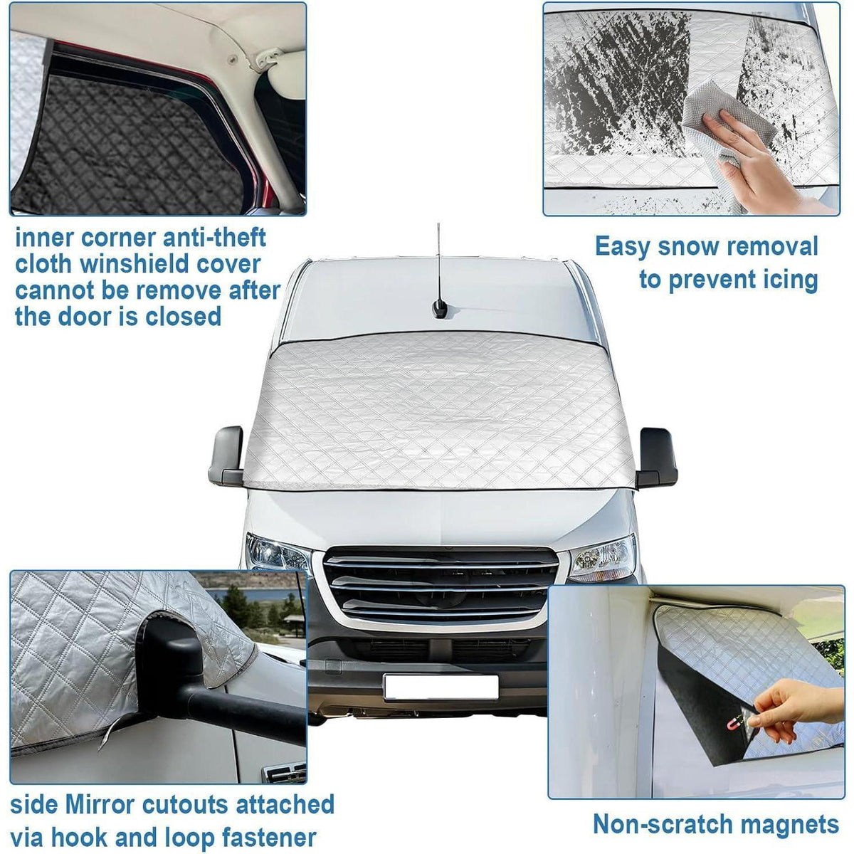 Frontscheibenabdeckung Ford Transit Custom 2012-2022