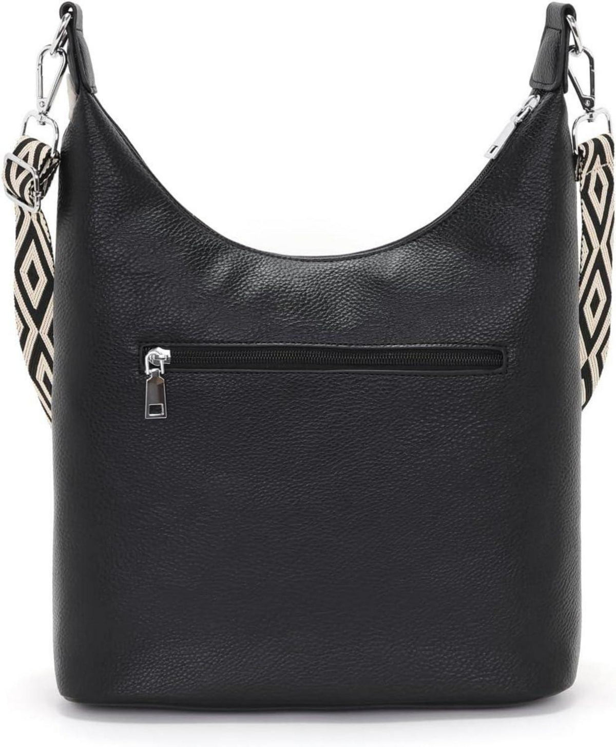 SOGYECS Umhängetasche Damen Schwarz Vegan Leder