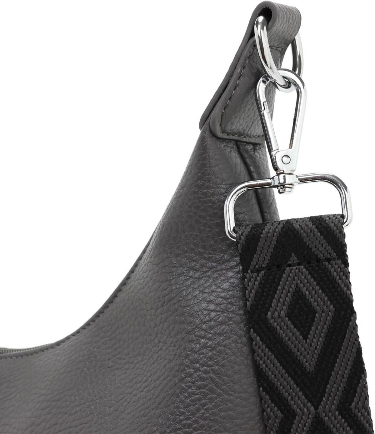 Damen Handtasche Umhängetasche Crossbody Bag Schultertasche - Grau