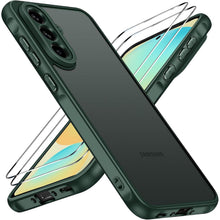 Schutzhülle mit Panzerglas für Samsung Galaxy A56 5G, Grün
