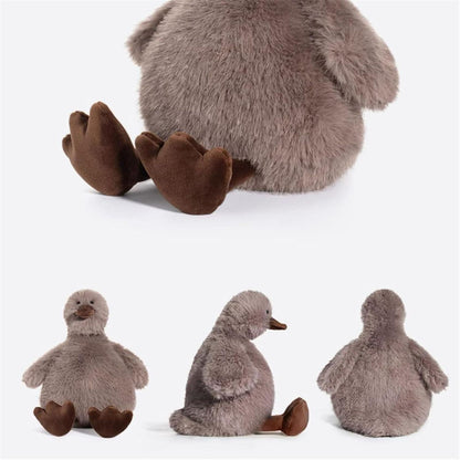 Große Gänse Plüschtier - Kuscheliges Stofftier 30cm Weiß