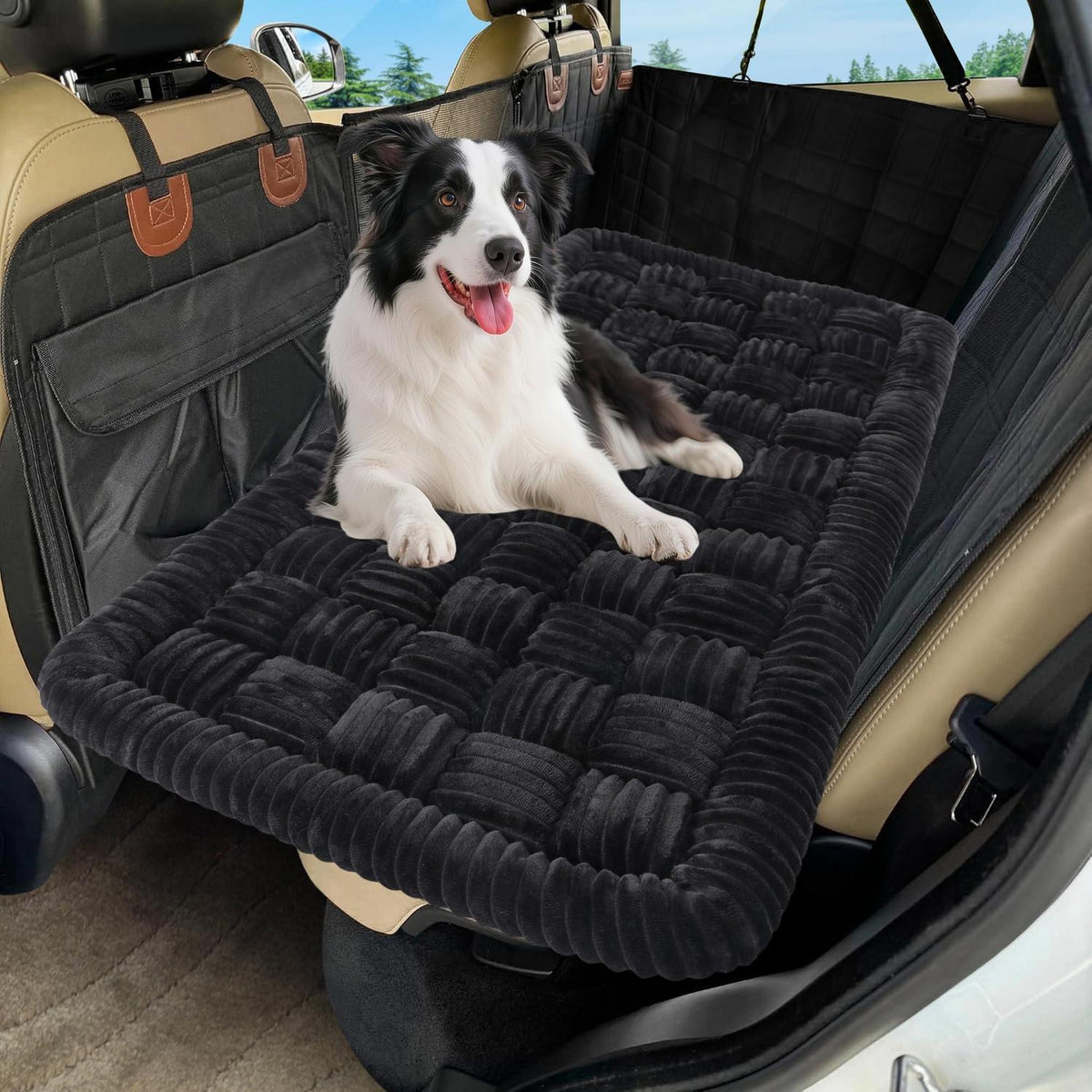 Hundematte Auto Rückbank – Weich, Rutschfest & Kratzfest 127x62.5cm