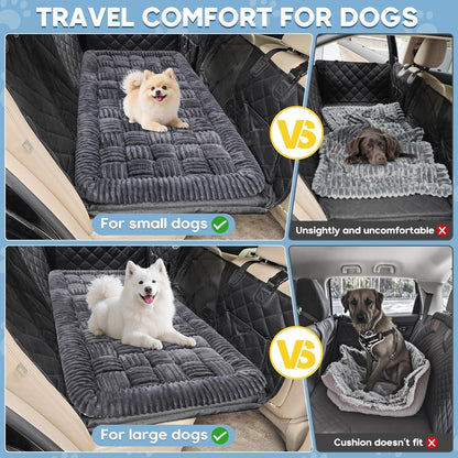 Hundebett Auto Rückbank – Weich, Rutschfest & Komfortabel 127x62.5cm