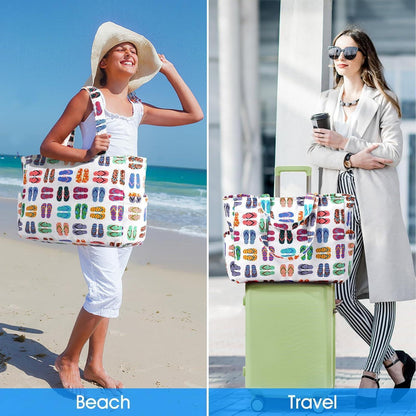 Strandtasche Groß Tote Bag Wasserdicht Faltbar Sporttasche