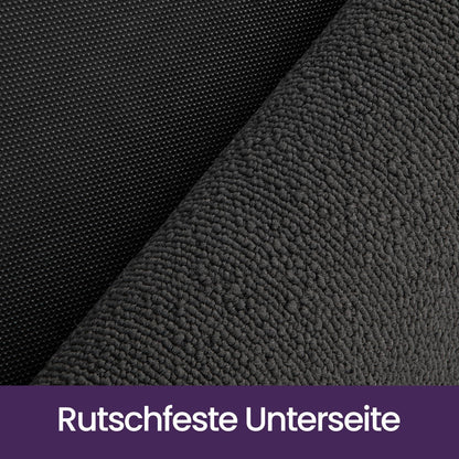 Fußmatte Outdoor rutschfest, Grau 50x80 cm – Schmutzfangmatte