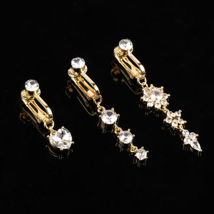 Fake Bauchnabelpiercing Chirurgenstahl Kristall