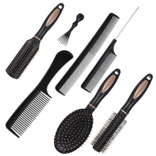 7-teiliges Haarbürsten Set mit Massagefunktion