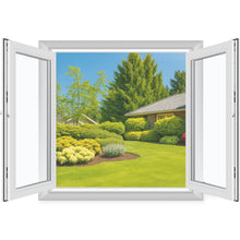 Fliegengitter Fenster 120x120cm, zuschneidbar, ohne Bohren
