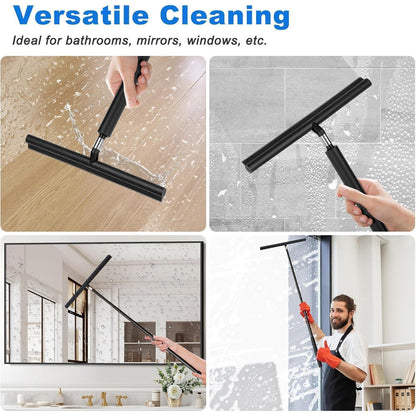 Duschabzieher Silikon Stiel 30-120cm Verstellbar Fenster