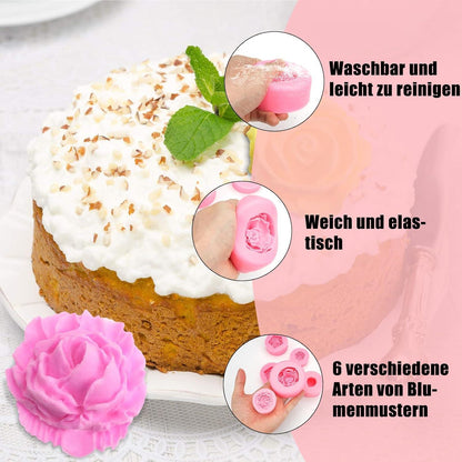 3D Silikonformen Blumen – Set für Kerzen, Schokolade & mehr