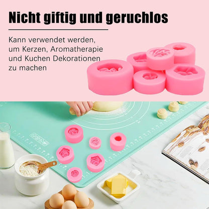 3D Silikonformen Blumen – Set für Kerzen, Schokolade & mehr