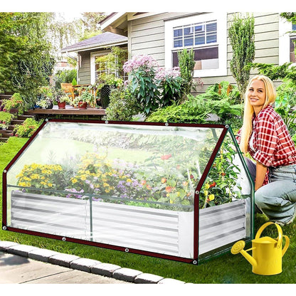 Transparente Abdeckplane 2.5x4m mit Ösen – Wasserdicht & Wetterfest