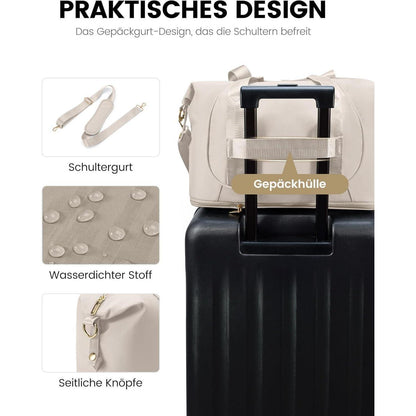 Handgepäck Tasche 40x20x25 erweiterbar für Ryanair Flugzeug