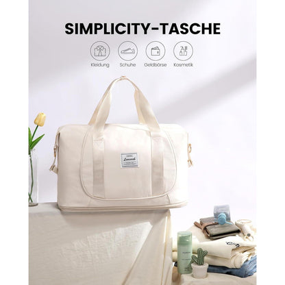 Handgepäck Tasche 40x20x25 erweiterbar für Ryanair Flugzeug