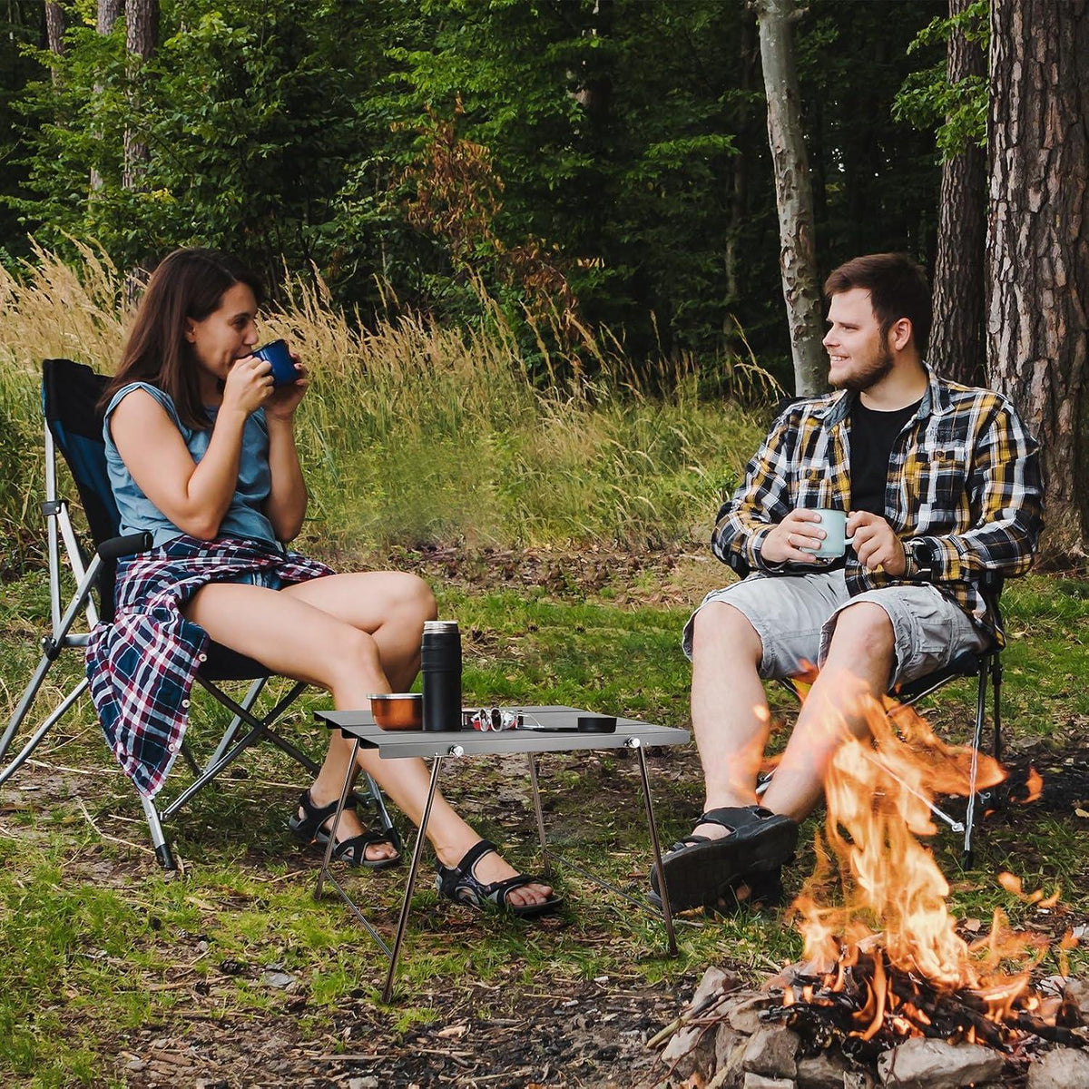 Klein Campingtisch: Faltbarer Aluminium-Tisch für Outdoor