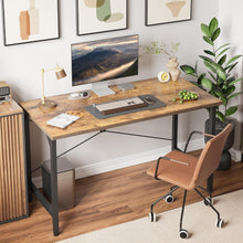 Kleiner Schreibtisch 80x40 cm Industrie-Design Metall/Holz