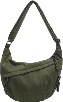Halbmond Umhängetasche Nylon Groß Crossbody Shoulder Bag