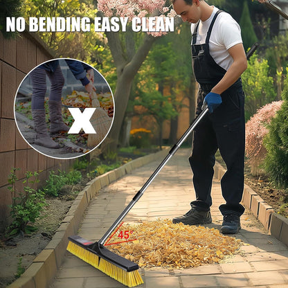 MASTERTOP Großer Straßenbesen 60cm für Terrasse und Garten