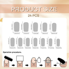 Schwarze Schleifen Falsche Nägel Glänzend Schwarz French Tip