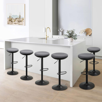 Ergonomischer Stehhocker höhenverstellbar 360° drehbar Grau