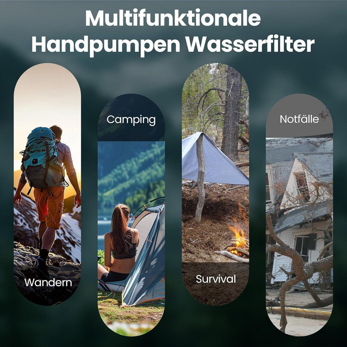 Wasserfilter Outdoor mit RO Membran – 10.000 Liter Kapazität
