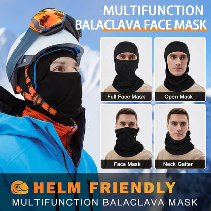 Sturmhaube Winter Warm Fleecegefüttert für Herren Damen