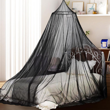 Moskitonetz Doppelbett & Einzelbett Schwarz 0.6x2.5x10.5m